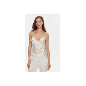 Tricou dama -  304354786 - Matase - Bej