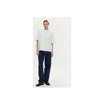Tricou dama -  305138934 - Bumbac - Albastru