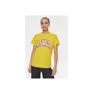 Tricou dama -  593049 - Galben - Bumbac -