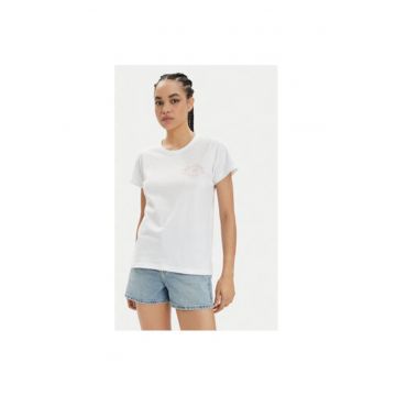 Tricou dama -  593766 - Alb - Bumbac -