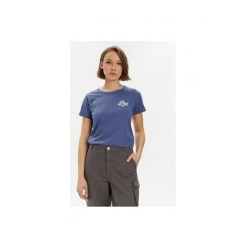 Tricou dama -  593780 - Bleumarin - Bumbac -
