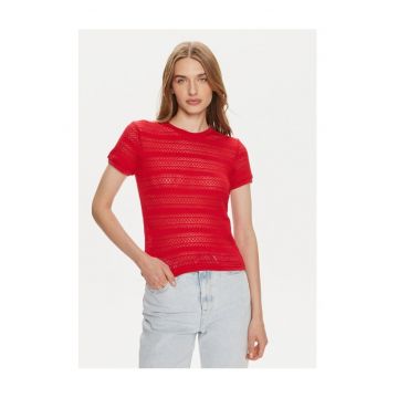 Tricou dama -  9945 - Bumbac - Rosu