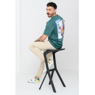 Tricou de bumbac organic cu imprimeu Fred
