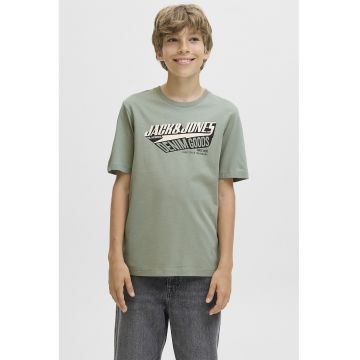 Tricou din bumbac organic cu imprimeu logo