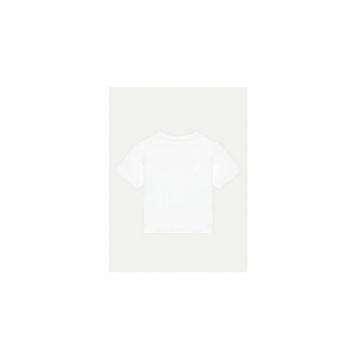 Tricou fete -  304704840 - Bumbac organic - Alb