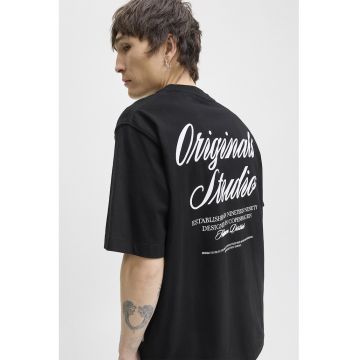 Tricou lejer de bumbac cu imprimeu logo