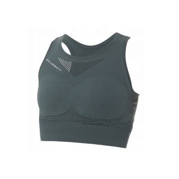Bustiera sport dama -  Poliamida/Elastan - Gri