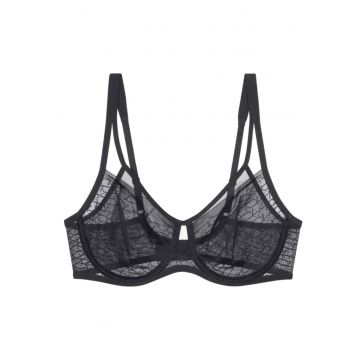 Sutien -  Poliamida/Elastan - Signature Sheer - Negru