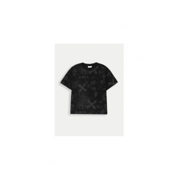 Tricou baieti -  304484629 - Bumbac - Negru