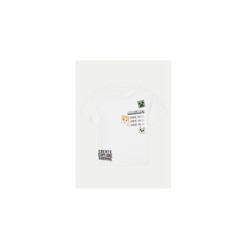 Tricou baieti -  304719295 - Bumbac - Alb