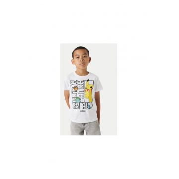 Tricou baieti -  304938245 - Bumbac - Alb