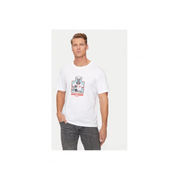 Tricou barbati -  304367830 - Bumbac - Alb
