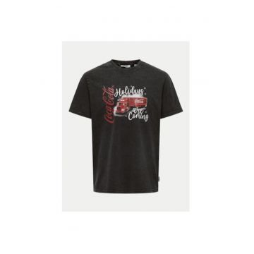 Tricou barbati -  304493485 - Bumbac - Negru
