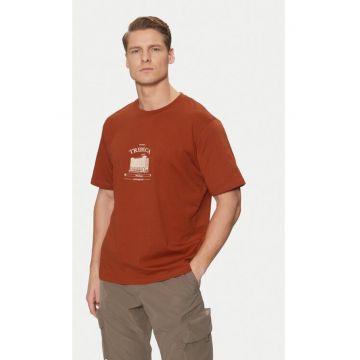Tricou barbati -  304780059 - Bumbac - Maro