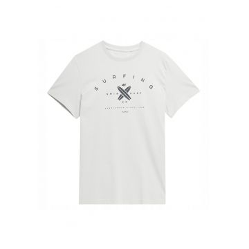 Tricou barbati  gri din bumbac