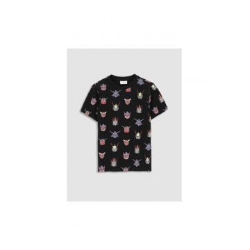 Tricou copii -  302620906 - Bumbac - Negru