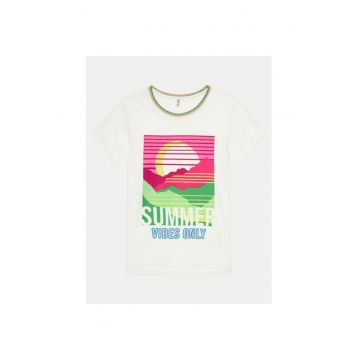 Tricou copii -  82368 - Bumbac - Alb
