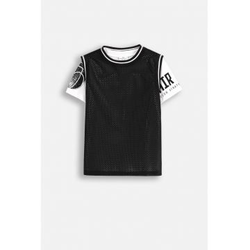 Tricou copii WC5143205MBJ -  Bumbac - Negru/Alb -