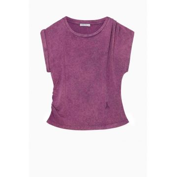 Tricou cu drapaje 