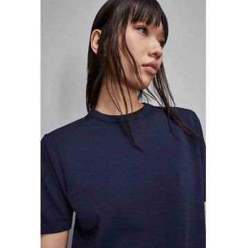 Tricou cu guler rotund 1K1007 K318