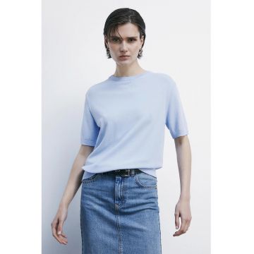 Tricou cu guler rotund 1K1007 K318