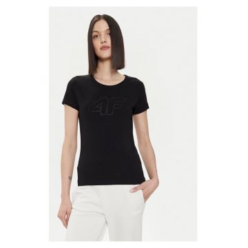 Tricou dama -  22194 - Bumbac - Negru