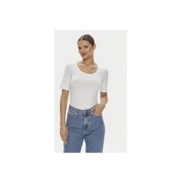 Tricou dama -  304005336 - Bumbac - Alb