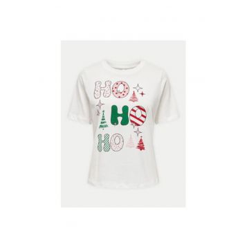 Tricou dama -  304494543 - Bumbac - Alb