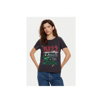 Tricou dama -  304515262 - Bumbac organic - Gri