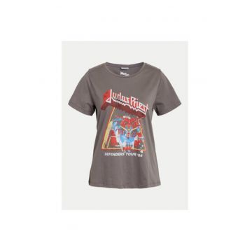 Tricou dama -  304534959 - Bumbac organic - Gri