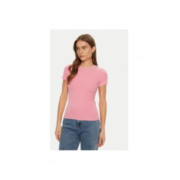 Tricou dama -  304703065 - Bumbac - Roz