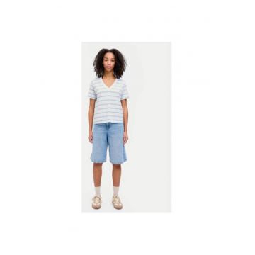 Tricou dama -  304703249 - Bumbac organic - Albastru