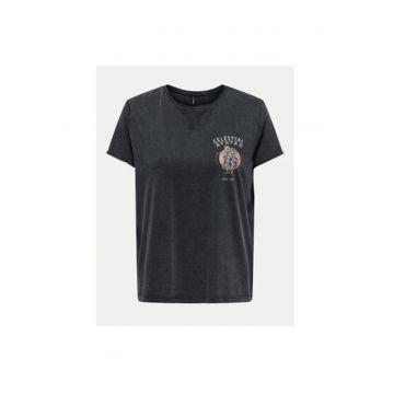 Tricou dama -  304768019 - Bumbac organic - Gri
