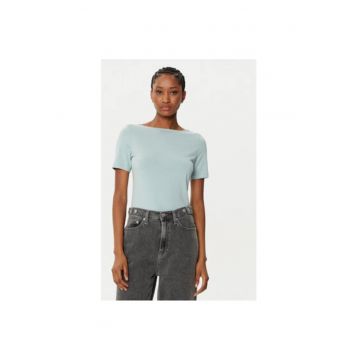 Tricou dama -  304785719 - Modal/Bumbac/Elastan - Verde