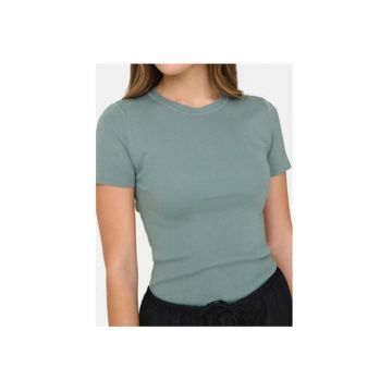 Tricou dama -  304806896 - Viscoza/Nylon - Albastru