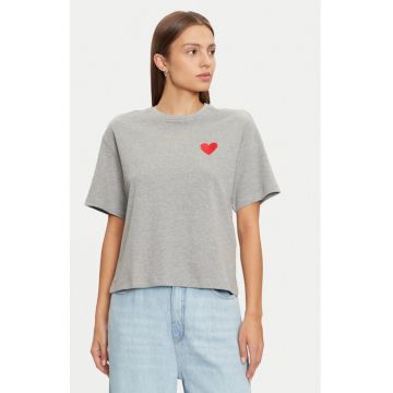 Tricou dama -  304869105 - Bumbac/Poliester - Gri