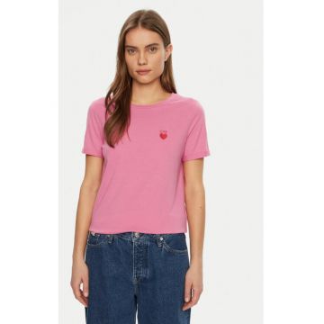 Tricou dama -  304913204 - Bumbac - Roz