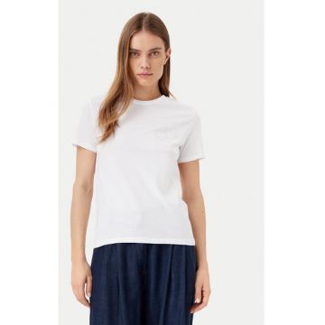 Tricou dama -  304928888 - Bumbac organic - Alb