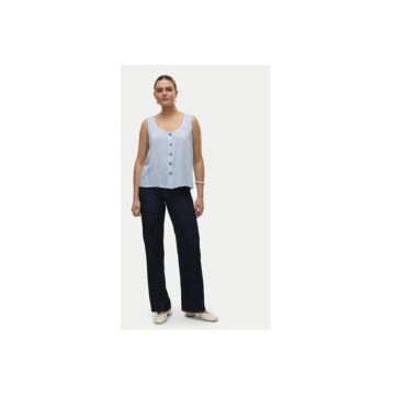 Tricou dama -  304951640 - Viscoza - Albastru
