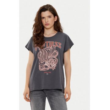 Tricou dama -  305167903 - Bumbac - M INTL - Gri