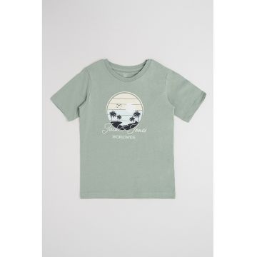 Tricou de bumbac cu logo