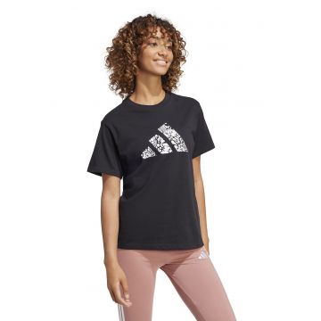Tricou din bumbac cu imprimeu logo