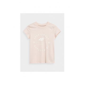 Tricou fete -  302696826 - Bumbac - Bej