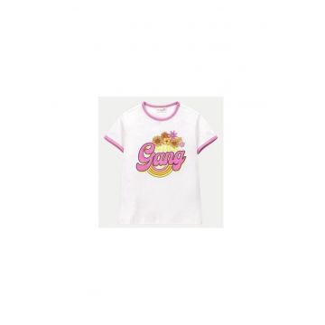 Tricou fete -  304049897 - Bumbac - 116 CM - Alb