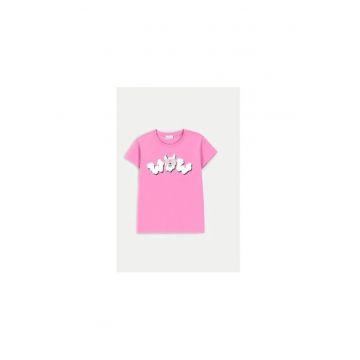 Tricou fete -  304489419 - Bumbac - 104 CM - Roz