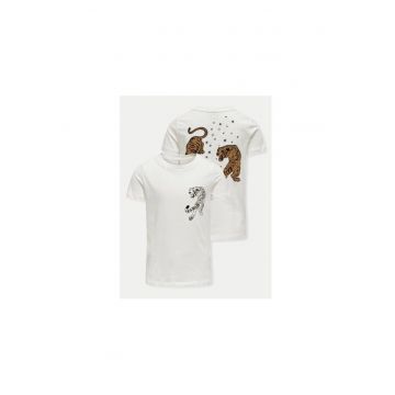 Tricou fete -  304502903 - Bumbac organic - Alb