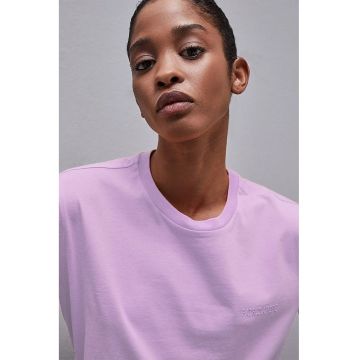 Tricou regular fit cu guler rotund 2M4373 J111