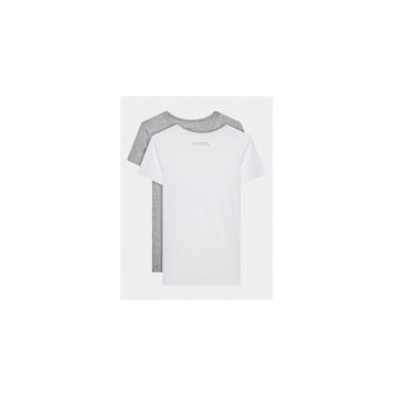 Set 2 tricouri baieti -  303208875 - Bumbac - Alb