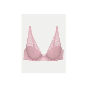 Sutien dama -  304536328 - Poliamida/Poliester - Roz