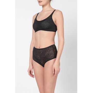 Sutien din dantela si jerseu Fit Smart